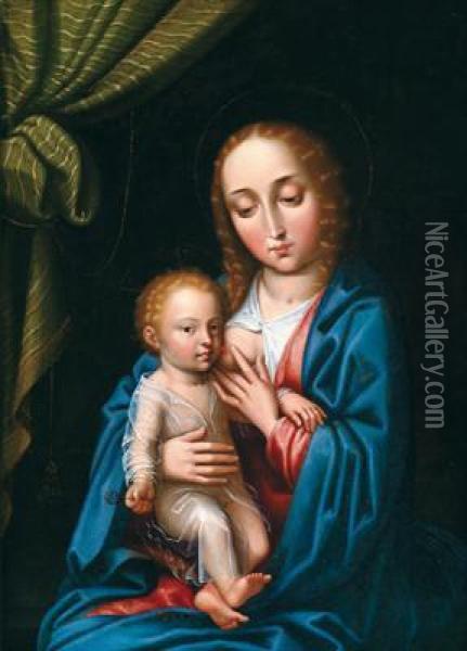 Madonna Col Bambino Oil Painting - Gerard David