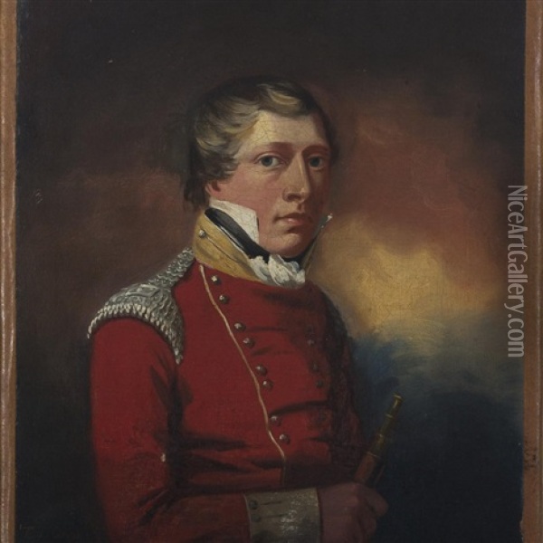 19th Century British Military Officer Portrait By William, 59% OFF