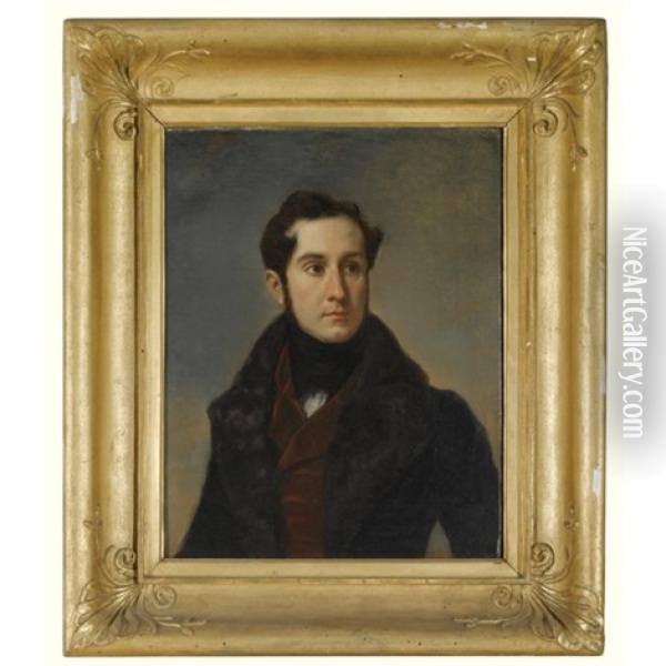 Portrait Of A Gentleman Oil Painting - Wilhelm M. Richter