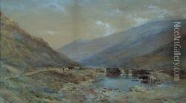 Grazing In The Lakes Oil Painting - Edward Tucker