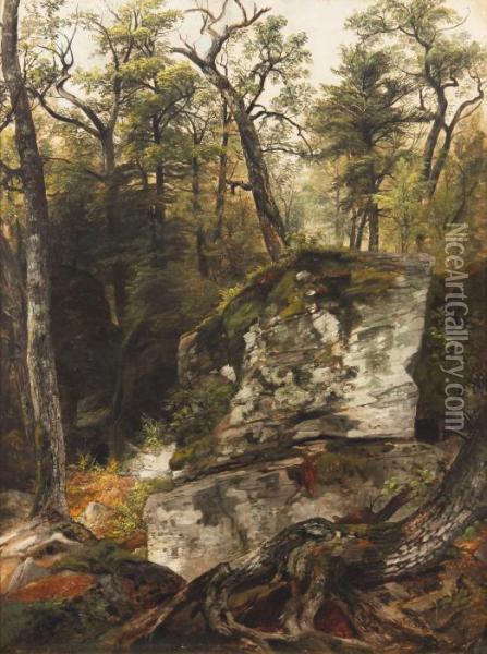 Guard House, Catskill Mountains Oil Painting - Asher Brown Durand