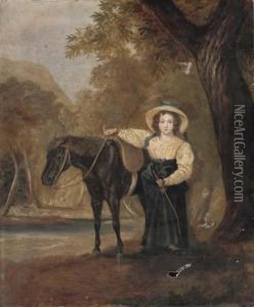 The Favourite Pony Oil Painting - James Hardy