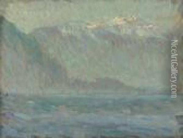 Lago Maggiore, Italy Oil Painting - Henri Eugene Augustin Le Sidaner