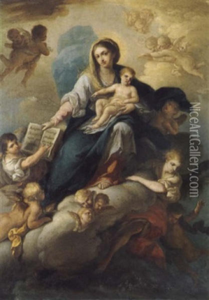 L'assomption De La Vierge Oil Painting - Pietro Bardellino