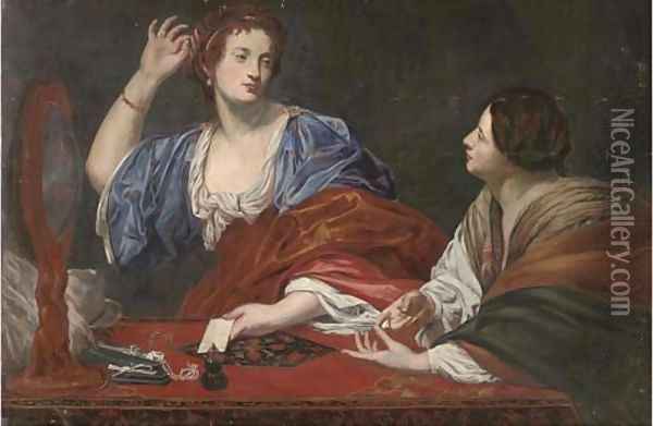 An allegory of Vanity Oil Painting - Theodoor Rombouts