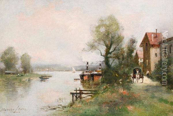 The Towpath Oil Painting - Maurice Levis