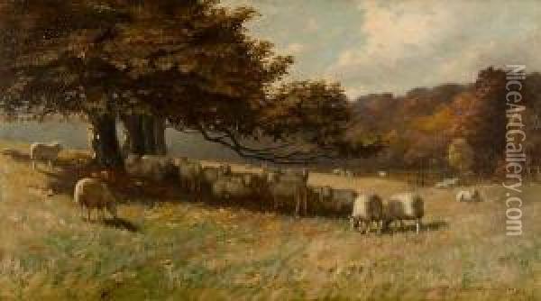 Under The Spreading Chestnut Tree Oil Painting - William Grant Stevenson