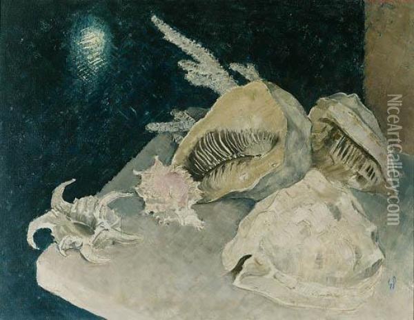 Shells Oil Painting - Glyn Warren Philpot