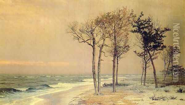 Coastal Landscape Oil Painting - William Trost Richards