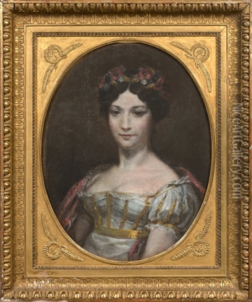 Portrait De Madame Jarre Oil Painting - Pierre-Paul Prud'hon