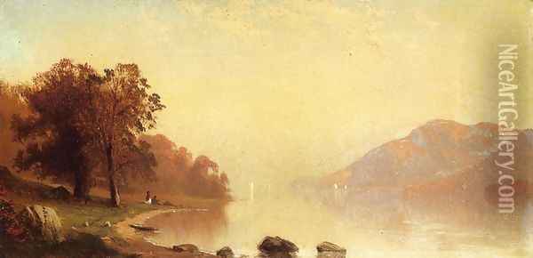 Lake George Oil Painting - Alfred Thompson Bricher