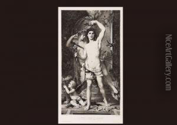 Lejeune Homme Et La Mort Oil Painting - Gustave Moreau
