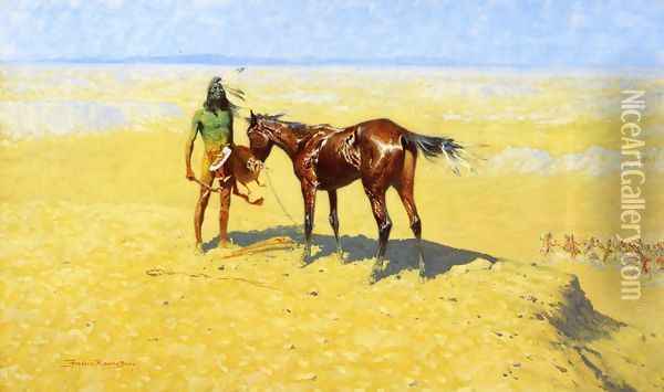 Ridden Down Oil Painting - Frederic Remington