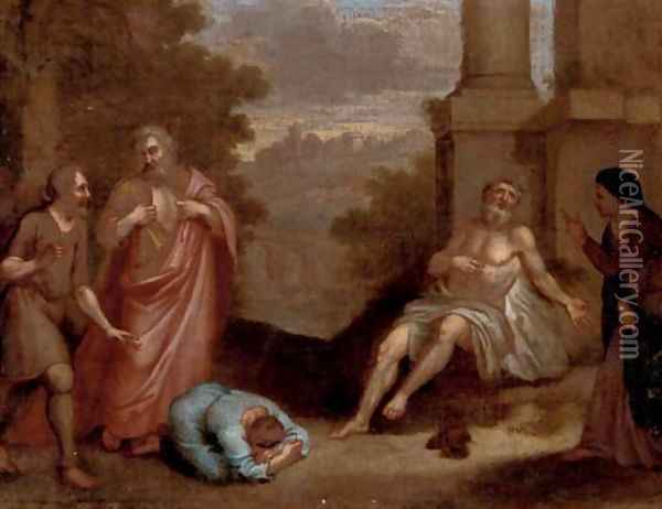 The Death of Socrates Oil Painting - Gerard de Lairesse