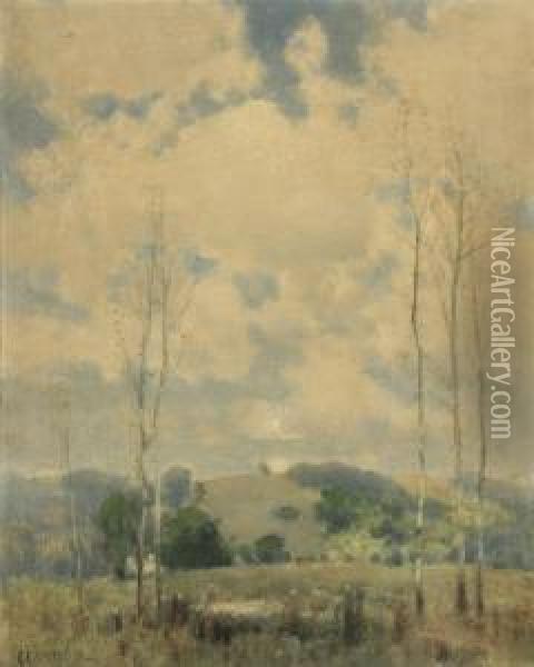 Spring Landscape Oil Painting - Eugene Leslie Smythe