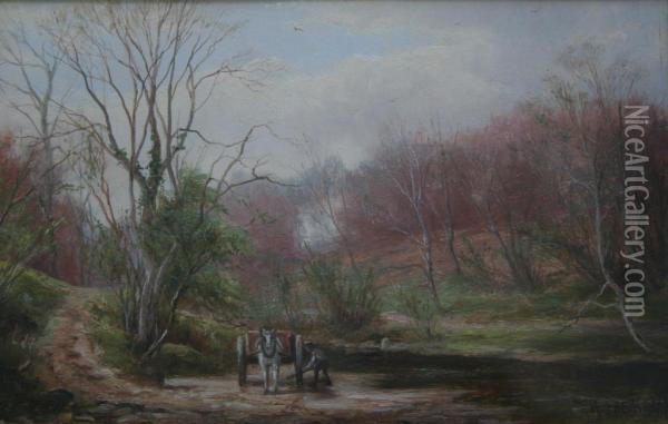 Bolton Woods, Yorkshire Oil Painting - William Greaves