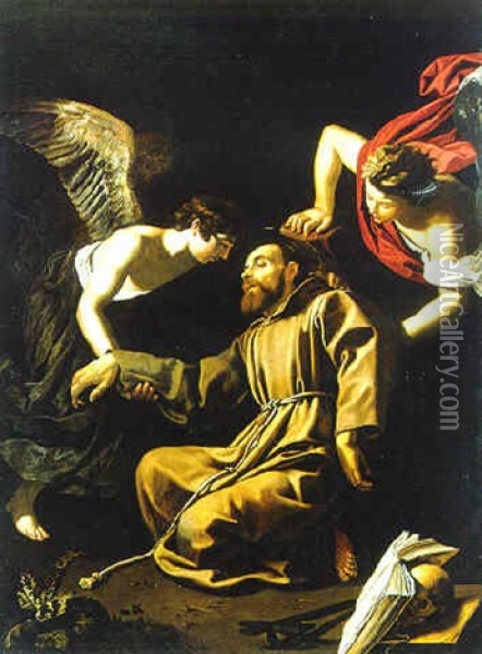 The Ecstasy Of Saint Francis Oil Painting - Gerard Seghers