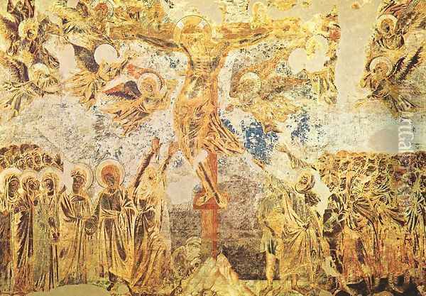Crucifix I Oil Painting - Giovanni Cimabue