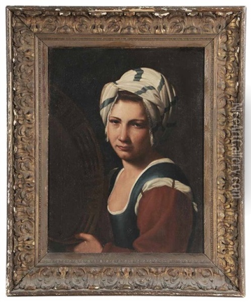 Girl Wearing A Turban Oil Painting - Michael Sweerts