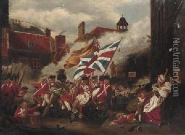 The Death Of Major Peirson Oil Painting - John Singleton Copley