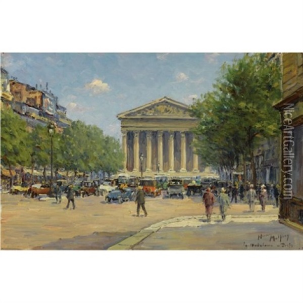 La Madeleine Oil Painting - Henri Malfroy-Savigny