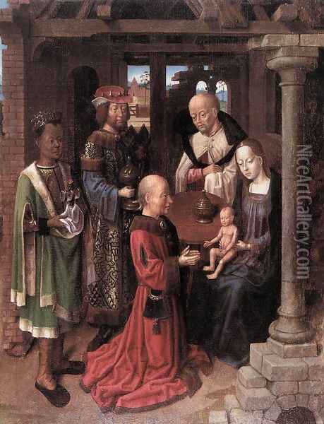 Adoration of the Magi 1475-1500 Oil Painting - Flemish Unknown Masters