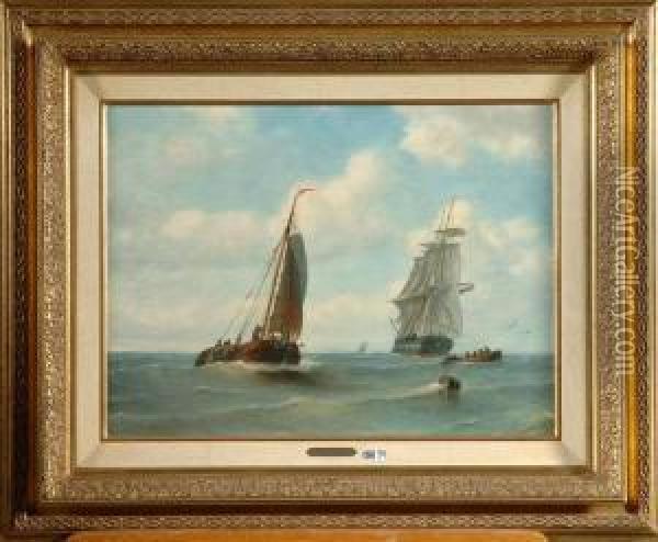Marine Oil Painting - Petrus Paulus Schiedges