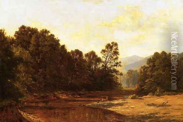 A Keene Valley Runaway Oil Painting - Horace Wolcott Robbins