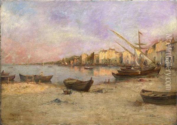 Martigues Oil Painting - Henri Malfroy