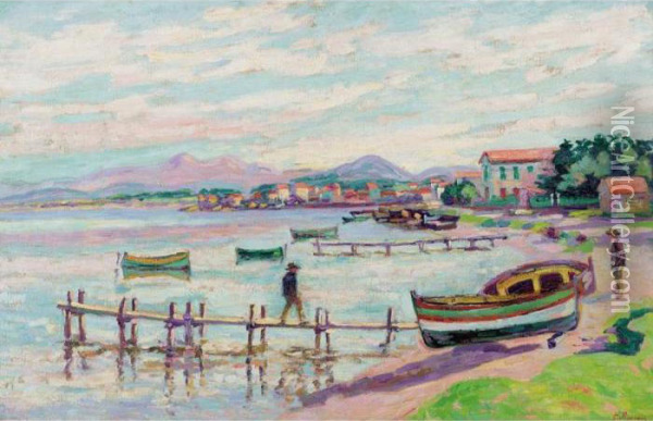 Le Brusc Oil Painting - Armand Guillaumin