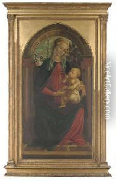 The Madonna And Child Oil Painting - Sandro Botticelli