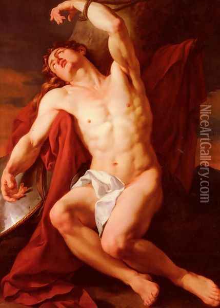 Le Martyre De Saint-Sebastien (The Martyrdom of Saint Sebastian) Oil Painting - Francois Guillaume Menageot