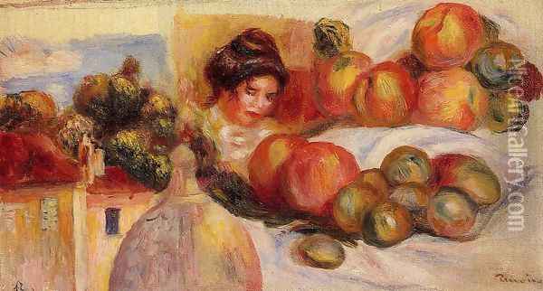 Still Life With Fruit4 Oil Painting - Pierre Auguste Renoir