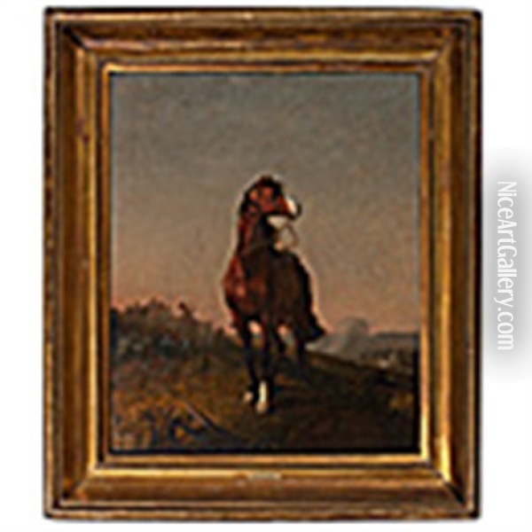 The War Horse Oil Painting - William Rimmer