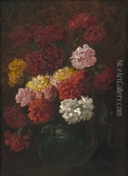 Bouquet De Pivoines Oil Painting - Rosa Venneman