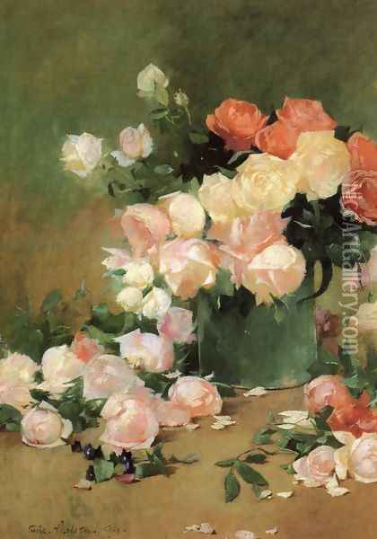 Roses Oil Painting - Emil Carlsen
