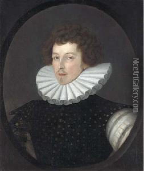 Portrait Of Sir Henry Kingsmill Oil Painting - Sir William Segar