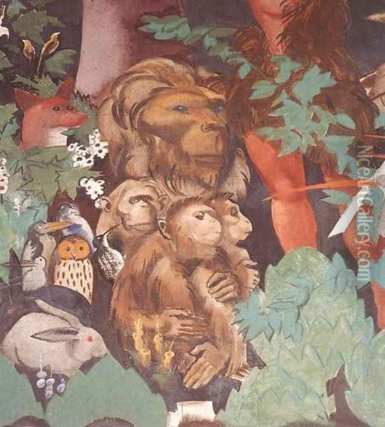 Last Judgment (detail) 1933 4 Oil Painting - Vilmos Aba-Novak