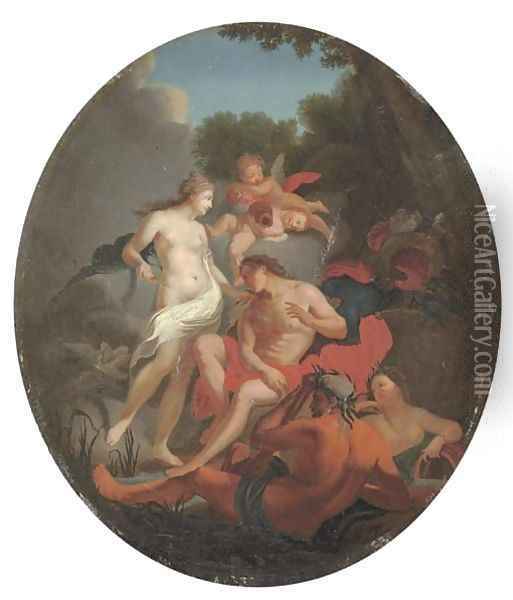 Hylas and the Naiads Oil Painting - Adriaen Van Der Werff