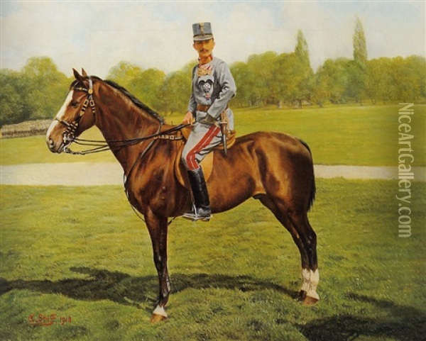 Kaiser Karl I. Von Osterreich Oil Painting - Alois Stoff