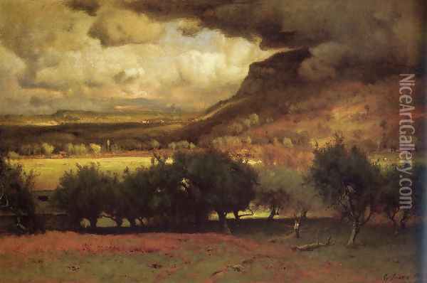 The Coming Storm Oil Painting - George Inness