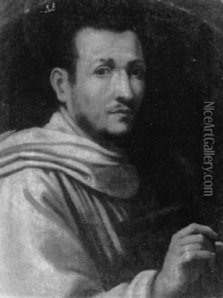 A Martyr Saint Oil Painting - Bartolomeo Cesi