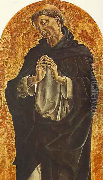 St Dominic 1475 Oil Painting - Cosme Tura
