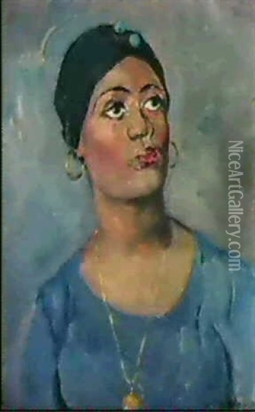 Portrait Of Sibbetje Oil Painting - Piet Mondrian