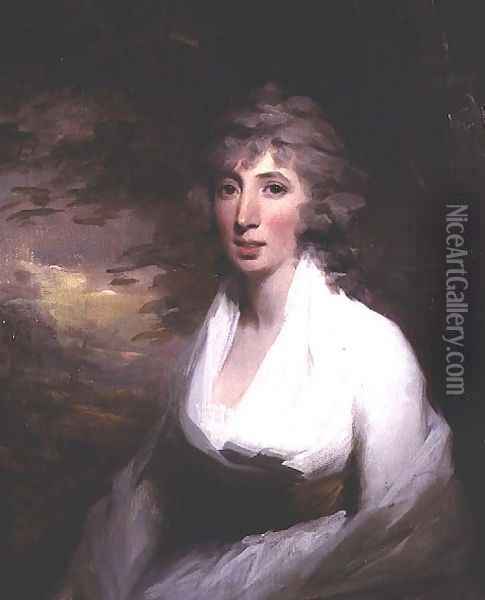 Portrait of Lady Pitmillie Oil Painting - Sir Henry Raeburn