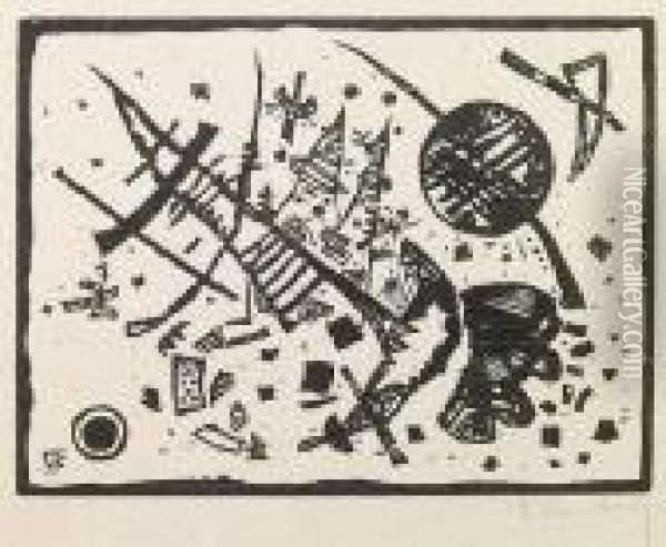 Untitled, From Ganymed-mappe Portfolio Oil Painting - Wassily Kandinsky