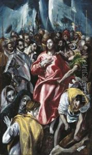 The Espolio Oil Painting - El Greco (Domenikos Theotokopoulos)