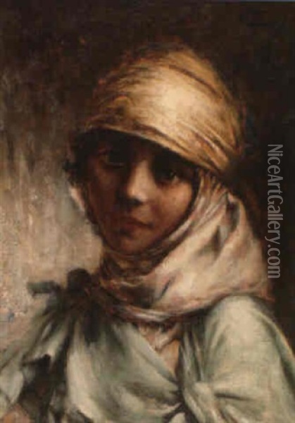 Aicha, Algerie Oil Painting - Georges Gaste