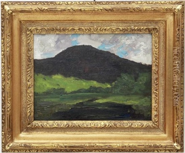 Hill In Sunlight Oil Painting - J. Stewart Barney