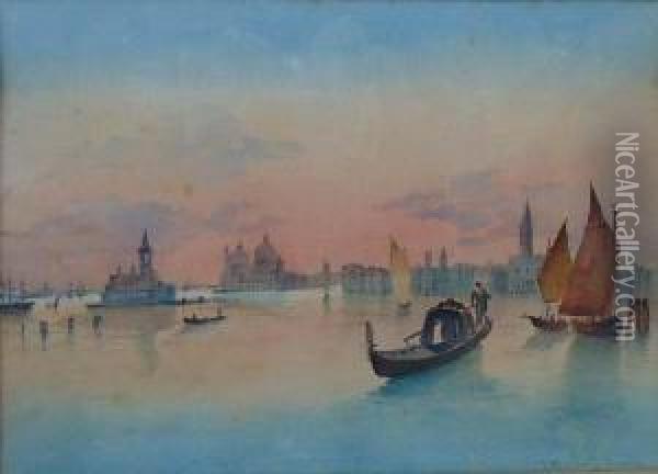 Venezia Oil Painting - Frans Vervloet